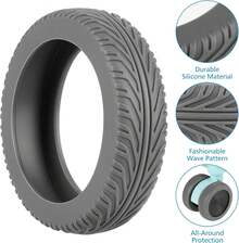 Funda protectora Vancle, 8 piezas de fundas protectoras de silicona para ruedas de equipaje, a prueba de golpes - 1 - Ver 3