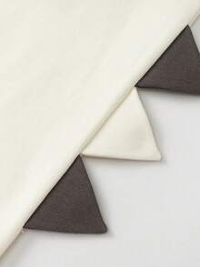 mini bala Baby Boy Stretch Sweatshirt Soft Breathable Durable Comfortable Fall Top - Milky White - View 8