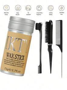 19PCS Lace Wig Styling & Care Kit – Waterproof Wig Glue With Light Brown Lace Tint Spray, Hair Wax Stick, Elastic Bands, Edge Brush, Combs, Spoons, Wig Caps & Grooming Tools For Professional & Home Use