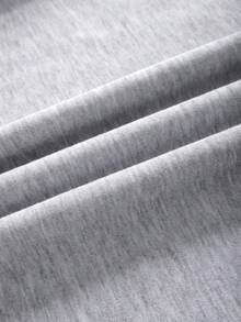 Custom Women's Sports Pants - Custom Fleece Thick Pants, Add Your Text, Choose Your Favorite Font And Color, Customize Special Sports Pants, Sports Pants Customization, Custom Autumn And Winter Fleece Sports Pants, With Pockets And Drawstrings, Design Personalized Pants As A Gift For Girlfriends, Family, Anniversaries, Holidays, Etc. Custom Gifts, Custom Pants, Custom Text Pants, Women's Pants - Light Grey - View 5