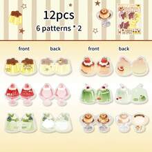 12 Sheets Happiness Cafe Vintage Style Food Creative DIY Scrapbooking Decorative Paper