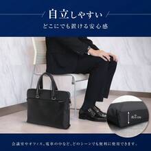 BAG-BB102 Business Bag, Briefcase, Shoulder Bag, Tote Bag, Men's Bag, Work Bag, Commuting Bag, Large Capacity, 2-Way, A4 Compatible, Waterproof - 黑色 - 查看 9