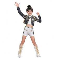 Kids Girls K-Pop Demon Hunters Costume Rumi Mira Zoey Cosplay Fancy Dress Outfit  UK