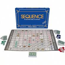 SEQUENCE- SEQUENCE Game With Folding Board, Cards And Chips By ( Packaging May Vary ) White, 103 X 81 X 231 - 藍色 - 查看 6