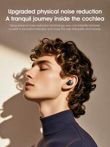 Philips TAT2320 In-Ear Bluetooth Wireless Headphones, Low Latency, No Ear Pressure, Featherlight Fit, Sleep-Friendly, Smart Call Noise Cancellation, Compatible with iOS Android - 黑色 - 查看 2