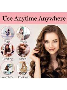 3pcs No Heat Hair Curlers, Easy Hair Curling Tools, Sleeping Hairstyle Design Tools, Ladies Foam Hair Curlers, Christmas, Hair Rollers, Heatless Curls, Hair Curler, Hair Products And Accessories For Barber Salon Beauty Travel Essentials