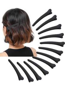 12 chiếc kẹp tóc cỡ lớn, kẹp tóc chuyên dụng cho cắt tóc, gội đầu, trang điểm và tạo kiểu, kẹp tóc mờ cho nữ, kẹp càng cua, kẹp tóc cài đầu, đồ dùng học tập, phụ kiện tóc, phụ kiện đội đầu, ghim cài tóc - Nhiều màu - Xem 14