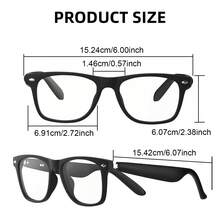 Intelligente Bluetooth-Brille für Männer und Frauen, Anrufbeantwortung, Musiksteuerung, hochwertige Musikwiedergabe, Sprachassistent, präzise Touchsteuerung, magnetisches Laden, Blendreduktion, intelligente Steuerung, WLAN und Bluetooth, Geburtstagsgeschenk