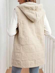 Women Winter Coats - Beige - View 3