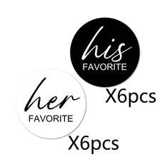 100/60 ملصق لأحبائه وأحبائها، ملصقات دائرية لامعة باللونين الأسود والأبيض، حشوات أكياس الترحيب بالعروس لحفل استقبال العروس وهدايا الزفاف