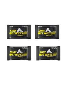 80pcs Shoe Cleaning Wet Wipes, Sneaker Cleaner, Sports Shoes Cleaning Cloths, Stain Remover Disposable Wet Tissues, 80/30/12pcs - Black and White - View 14