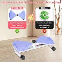 Tabla para Ejercicios Abdominales, 300 LB Twist Board for Exercise, Tablas de Ejercicio para el Abdomen de Pie, Tabla de Ejercicios para Torcer, Equipo de Gimnasia en Casa para Mujeres/Hombres - Morado - Ver 5