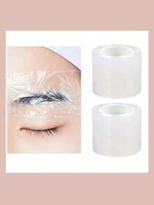 200m Transparent Makeup Film, Suitable For Eyelash Lifting, Eyebrow Shaping, Lips, Eyebrow Tattoo, Plastic Cover, Eyelash Extension Glue Removal, Eyelash Perming - Multicolor - View 7