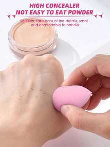 46件套专业及新手友好型旅行化妆套装：25支超柔软优质合成纤维刷（粉底/散粉/腮红/眼影/眼线）+ 3个双用途美妆蛋 + 5个三角天鹅绒粉扑 + 3个指套粉扑 + 4个迷你晕染海绵 + 3个圆形粉底粉扑 + 实用硅胶刷具清洁碗 + 防水大容量化妆包 + 不锈钢睫毛夹（硅胶垫）——适合日常化妆、度假、送礼、旅行、旅行必备、情人节礼物、经济实惠的旅行化妆刷套装、送给女性的礼物、化妆师的礼物、专业全套化妆工具 - 彩色 - 查看 5