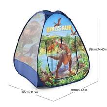 Namiot dziecięcy z motywem kosmosu/dinozaura/słonia, zestaw upominkowy na przyjęcie dla dzieci, domek do zabawy z motywem kreskówkowym, odpowiedni do zabawy w pomieszczeniach i na zewnątrz dla chłopców i dziewczynek, prezent urodzinowy, przenośny, składany namiot piknikowy do pokoju dziecięcego, prezent wielkanocny, domek do zabawy dla dzieci, artykuły na przyjęcie urodzinowe, prezent na Boże Narodzenie i Halloween, namiot dla dzieci, zabawki dla dzieci
