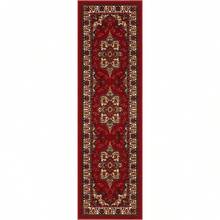 1pc 4.6'x1.6', 6'x1.8' Rugs Oriental Traditional Non-Slip Low Profile Pile Rubber Backing Indoor Area Runner Rugs, Home Decor, Farmhouse Home Decor, Boho Home Decor - 黑色 - 查看 2
