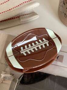 Pinza de pelo con forma de pelota deportiva personalizada y con patrón, pinza elegante para recoger el cabello en coleta para mujeres y niñas para uso diario/fútbol/soccer/béisbol/baloncesto/golf/voleibol como regalo para mejores amigas, novias, maestras, etc. Día de Acción de Gracias, regreso a la escuela, accesorios de pelo de invierno y otoño para outfits de vacaciones para mujer