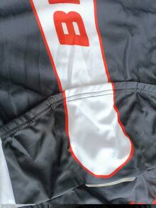 Maillot de ciclismo de hombre con bloques de color y parches a cuadros - Multicolor - Ver 4