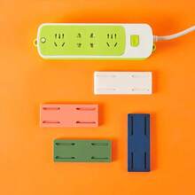 10PCS Socket Holder Plug Fixer Wall-Mounted Power Strip Holder Sticker Punch-Fre - White - View 5