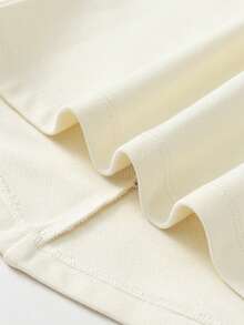 mini bala Baby Boy Stretch Sweatshirt Soft Breathable Durable Comfortable Fall Top - Milky White - View 9