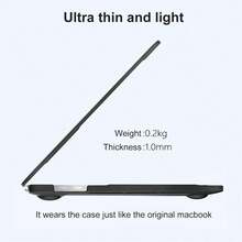 适用于 MacBook Air 13 的防裂防指纹硬壳保护套 M3 TPU+PC，兼容 MacBook Air 15 M2 M4 M5 和 MacBook Pro 14/16