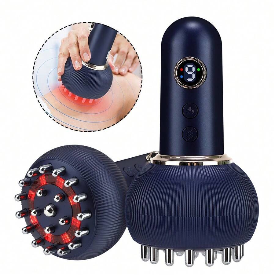 Lymphatic Drainage Massager With Red Light Hot Compress Shoulder Neck - Màu sắc tùy ý - Xem 1
