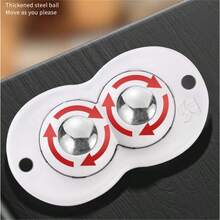 4pcs Swivel Casters Wheels, Adhesive Roller Furniture Casters, Quiet Movable Small Wheels For Furniture And Appliances