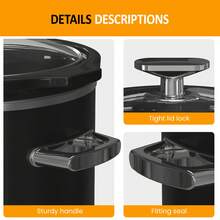 2 Quart Slow Cooker, Small Slow Cooker With Removable Ceramic Pot, Slow Cooker Food Warmer With 3 Heating Settings & Dishwasher  Glass Lid - View 5