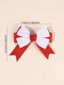 2pcs/Set Back To School Hair Clips For Girls, Suitable For Holiday Parties, Graduation Season, Navy Blue Hair Clips, Suitable For First Day Of School, Classroom, Students, Girls Hair Accessories - Multicolor - View 10