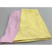 New Fashion 2025 Tailored Social Shorts Kit - BABY PINK YELLOW - View 1
