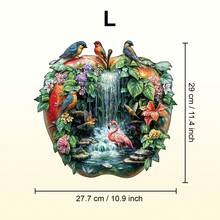 1pc Wooden Jigsaw Puzzle, Asymmetrical Animal Shaped Wooden Puzzle Toy, Unique Party Game Gift, Decorative Art Puzzle, Tabletop Magic Puzzle, Creative Children's Educational Puzzle, Holiday Gift, Adult Wooden Puzzle, Christmas Gift, Back To School Gift, Birthday Gift (2D Puzzle)