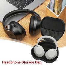 Estuche de color para auriculares WH-1000XM6, bolsa de almacenamiento EVA para auriculares inalámbricos Bluetooth con bolígrafo de limpieza