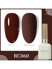 XEIJAYI 1 Bottle 4-Season Gel Nail Polish, 102 Color Options, Suitable For Nail Decoration, Nail Art, DIY Nail Salon, Great Gift For Women - 鏽棕色 - 查看 9