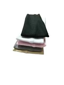 3条装女士宽版舒适弹力发带，适合瑜伽、运动、户外活动，颜色有深灰、浅灰和黑色可选，秋冬季发带，女士度假装扮必备，时尚头巾，女士围巾 - 彩色 - 查看 2