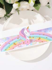 10/20 pièces Autocollants de bouteille thème licorne arc-en-ciel, Autocollants d'emballage de bouteille motif licorne arc-en-ciel rêveuse, Étiquette d'emballage de décoration de fête d'anniversaire, Autocollants d'emballage de bouteille thème licorne pour fête, Étiquettes décoratives d'autocollants de bouteille pour fête de mariage et baby shower, Décoration licorne, Décoration pour révélation du sexe, Faveurs de fête