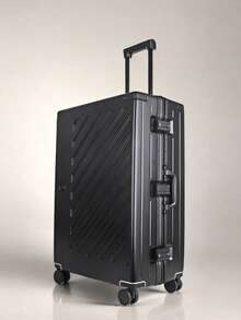 JLY 3-Piece Polycarbonate Hard Shell Luggage Set, Carry-On, Medium & Large Suitcases, Built-In TSA Combination Lock, 360° Spinner Wheels - Steel Black - View 5