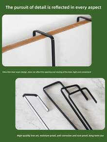 1/3 pezzi Ganci appendicorone extra large e spessi, rastrelliera vintage in ferro nero senza chiodi per decorazione porta, appendiabiti versatile adatto per decorazioni natalizie, autunnali, di Capodanno, decorazioni per la casa, decorazioni natalizie, decorazioni per la stanza, inverno