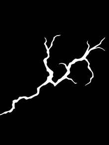 1pc Lightning Crack Waterproof Car/Motorcycle Sticker | Black/White/Red/Gradient (4 Colors) | High Quality Windshield/Body Sticker | Ultra Cool | Ideal Choice For Car Enthusiasts - Multicolor - View 19