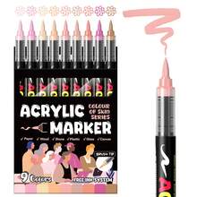 1pc Direct Liquid Soft Tip Acrylic Marker Pen 240 Color Set, Non-Transparent Watercolor Brush Pens For Art Students, DIY Crafts, Calligraphy, Scrapbooking, Handwriting, Card Making, Black Card Paper, Stone Painting, Christmas Decoration, Wood, Plastic, Canvas, Suitable For Students And Office Workers