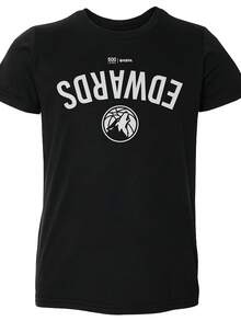 Anthony Edwa Minneta Timberwoes Invert WHT220G Classic Pure Cotton T-Shirt - The Perfect Combination Of Casual And Sporty Black Top For Both Men And Women, Suitable For Daily Wear And Gym, Is A Warm Gift For Husband And Wife - 黑4 - 查看 1