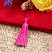 5 buc/pachet stil vintage cu ciucuri, perdea pliabilă cu evantai, ciucuri agățate, 90 x 15 mm