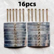 6 piezas/16 piezas/24 piezas Kit de herramientas de reparación de cajas eléctricas, Juego de tornillos y tuercas de reparación de cajas de conexiones tipo 86, Fijador universal para tomas y interruptores dañados