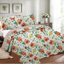3-Piece Printed Double-Sided Bedspread Kit - Print 9 - View 1