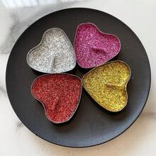 50 قطعة شموع على شكل قلب وشموع مزينة بمسحوق لامع، مناسبة للاحتفالات الرومانسية. مصنوعة من مادة البارافين. مناسبة للديكور في حفلات الزفاف وعيد الحب والكريسماس والعشاء العائلي. - متعدد الألوان - مشاهدة 4