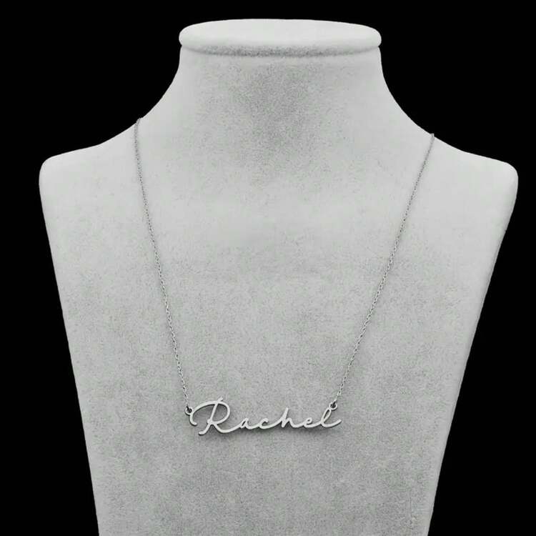 Personalized Custom Initial/Name Necklace (English Only) - Multicolor 4 - View 6