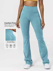 Sodalemon Colanți evazați pentru femei, strâmți, pentru dans, yoga