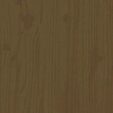 vidaXL Massivholzbett Honigbraun 200x200 cm