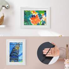 A4 Art Frames Front Opening Artwork Display Frame Picture Wall Hanging Picture - White - View 4