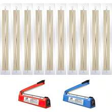 Máquina Selladora Térmico de Bolsas de Plástico Quick Heat Sealer para bolsas de PE y PP, Máquina Selladora por Impulso Manual Compacta de 8 pulgadas(20 CM) - 20CM - Kits - Ver 13