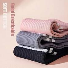 8 pares de Calcetines largos de yoga con agarre para mujer, calcetines de yoga antideslizantes, calcetines de pilates para mujer para Deportes de Interior, Pilates, Yoga, Ballet - 1 - Ver 3